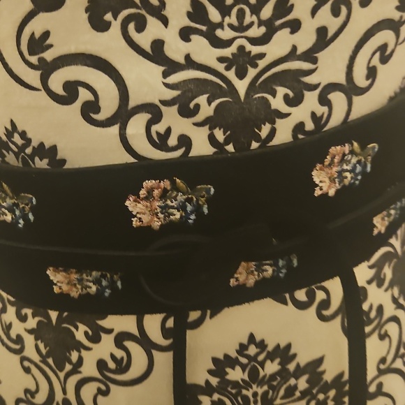 White House black market embroidered obi belt New main image 5